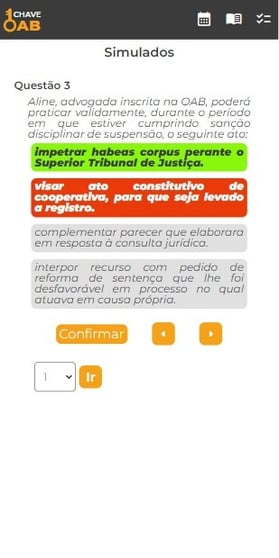 Pulo do Gato oferece a estratégia definitiva para passar na OAB. Estude com cronogramas adaptativos, faça simulados desafiadores e pratique com um extenso banco de questões OAB. Com gráficos de acertos e erros para te ajudar a ver os temas a melhorar